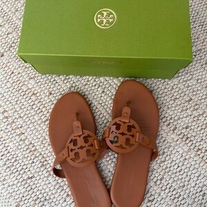 Tory Burch Miller Soft Sandal Brown